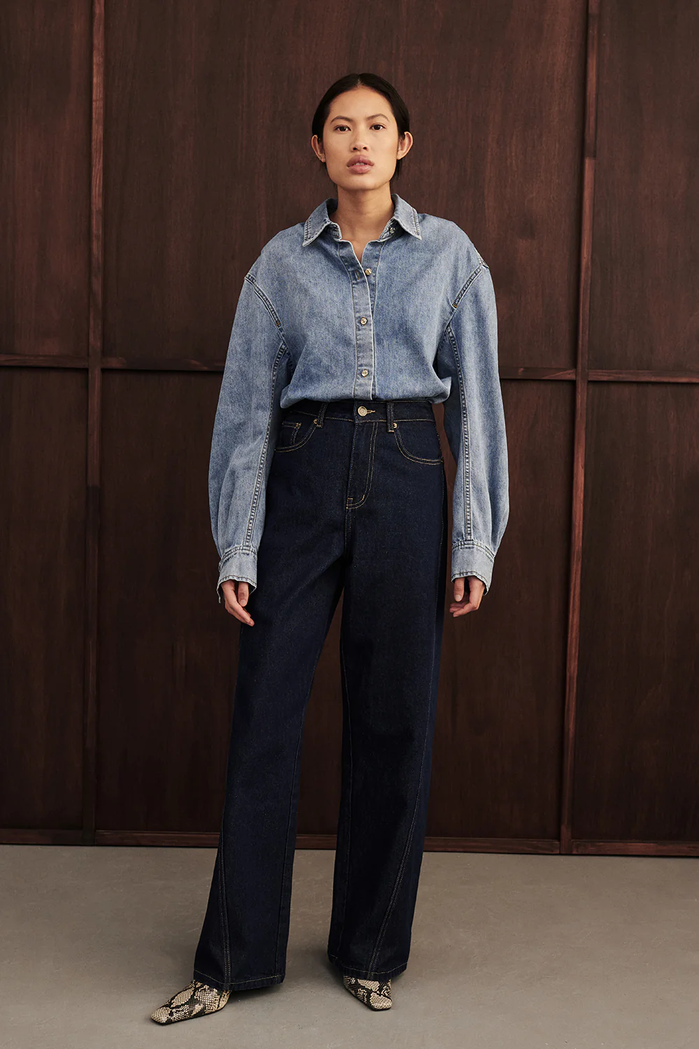 AMARA LIGHT BLUE DENIM SHIRT - Gamepaces