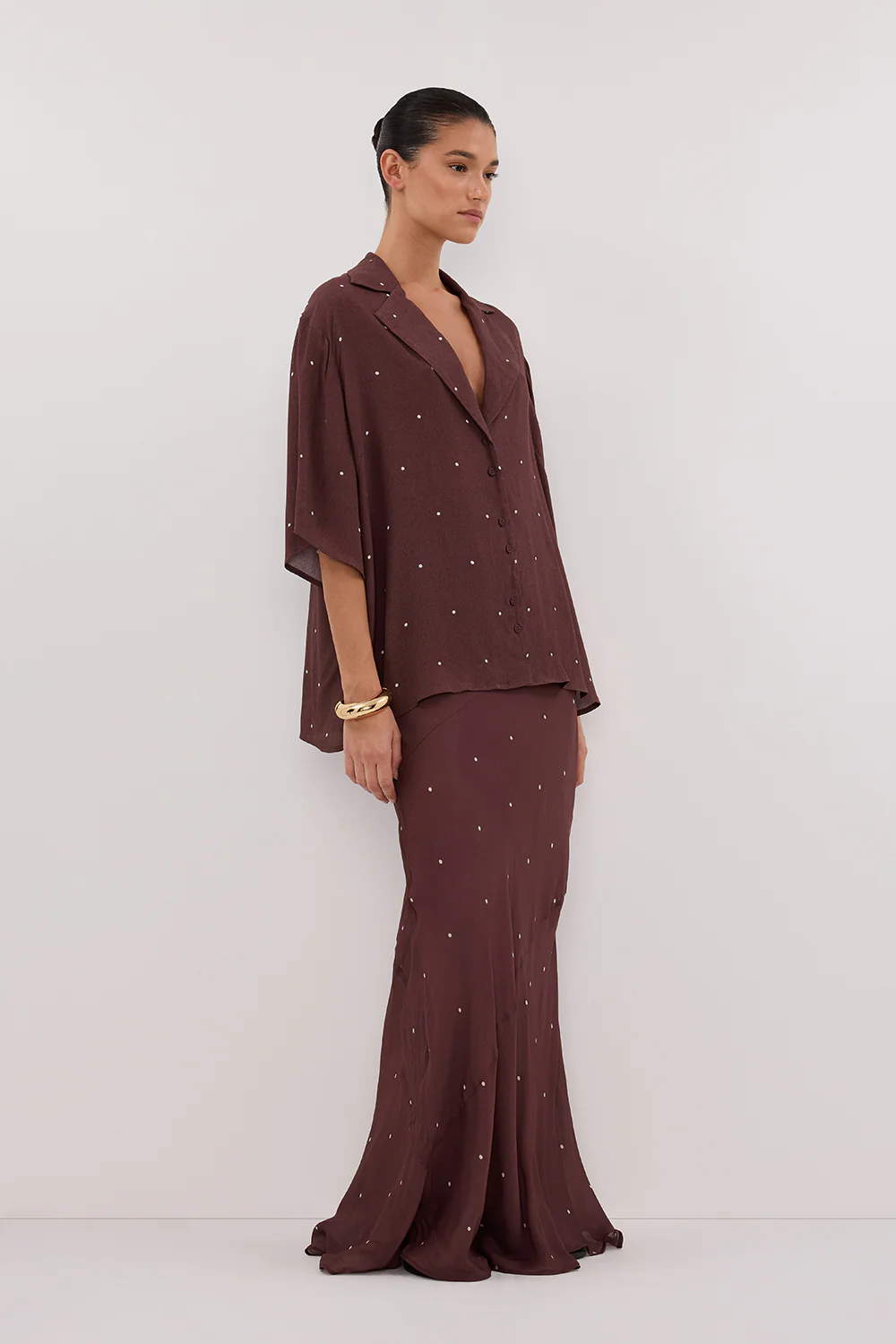 MELROSE WALNUT SHORT SLEEVE SHIRT - Gamepaces