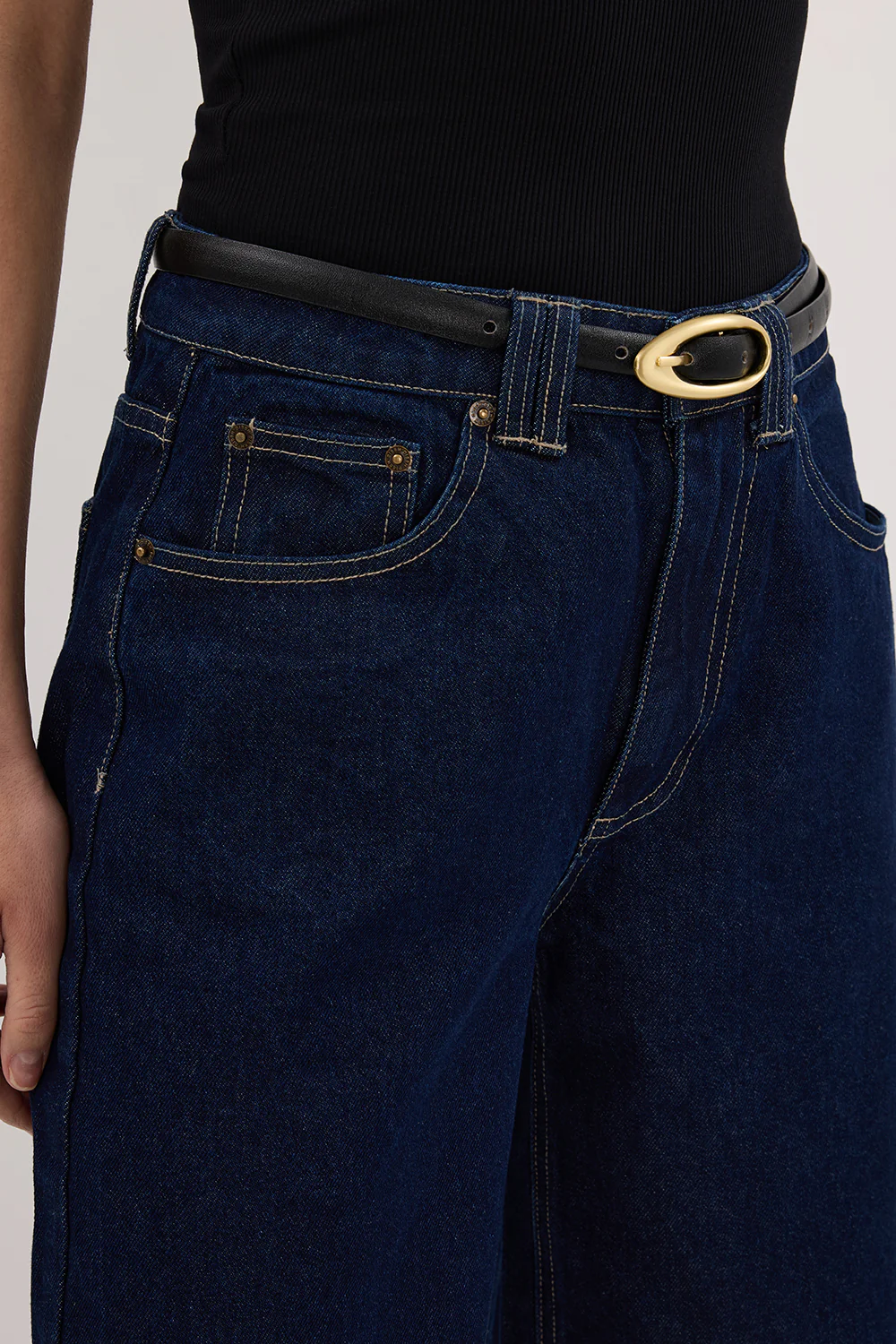 REAGAN 2.0 INDIGO TALL SLOUCHY JEAN - Gamepaces