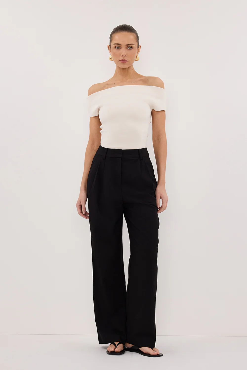 REMY BLACK TAILORED PANT - Gamepaces