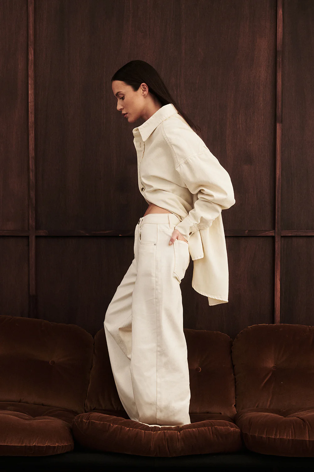 REAGAN 2.0 NATURAL TALL SLOUCHY JEAN - Gamepaces