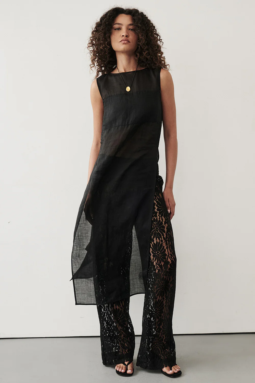 WILMA BLACK LACE PANT - Gamepaces