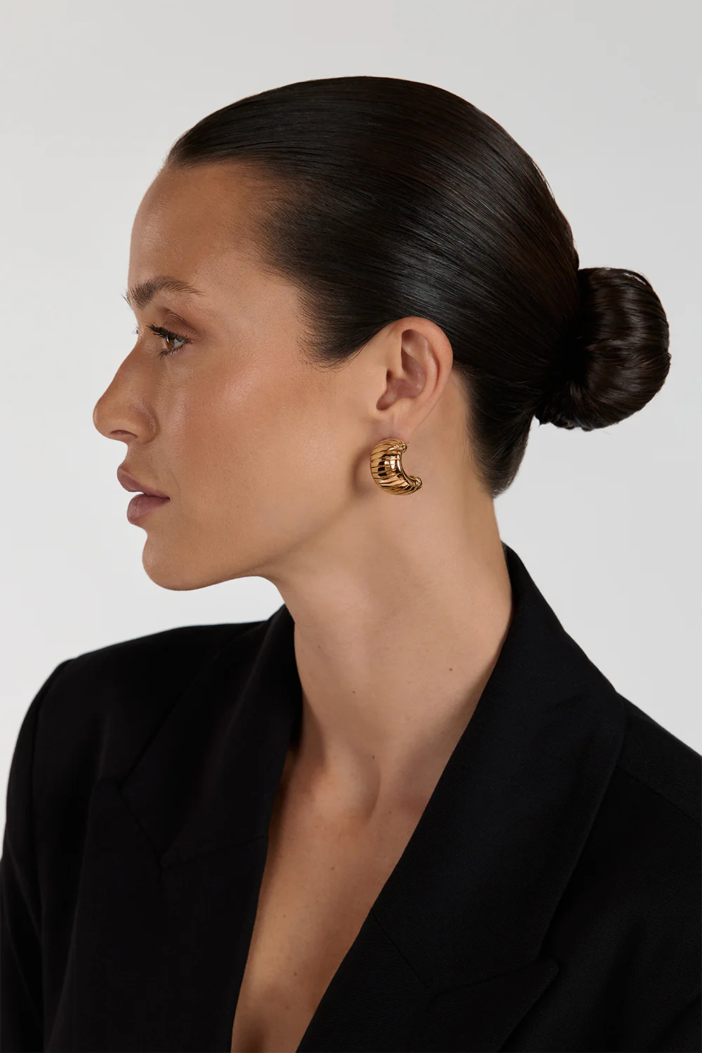 M  GA STEP GOLD EARRING - Gamepaces