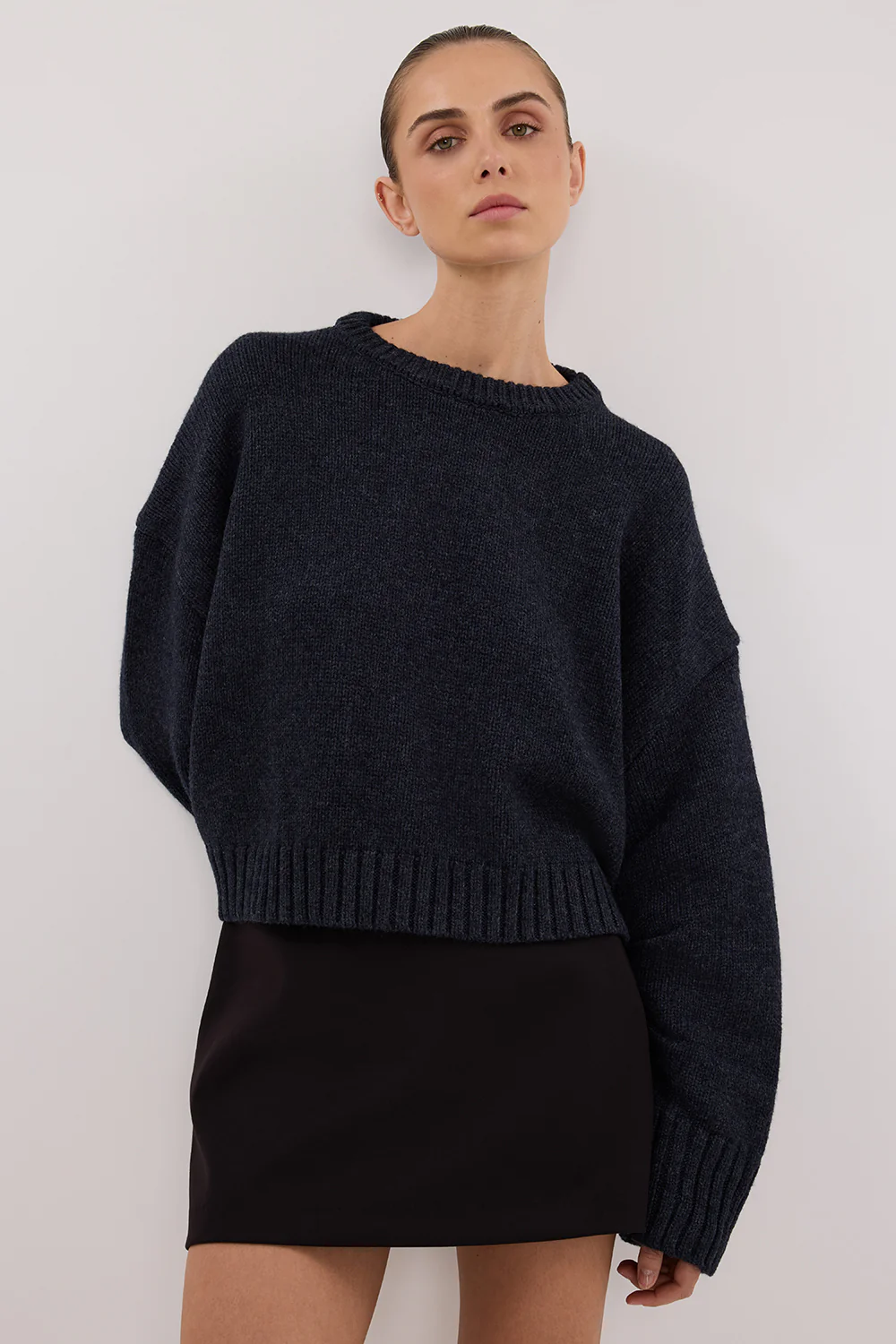 AMY INK CREW NECK KNIT JUMPER - Gamepaces