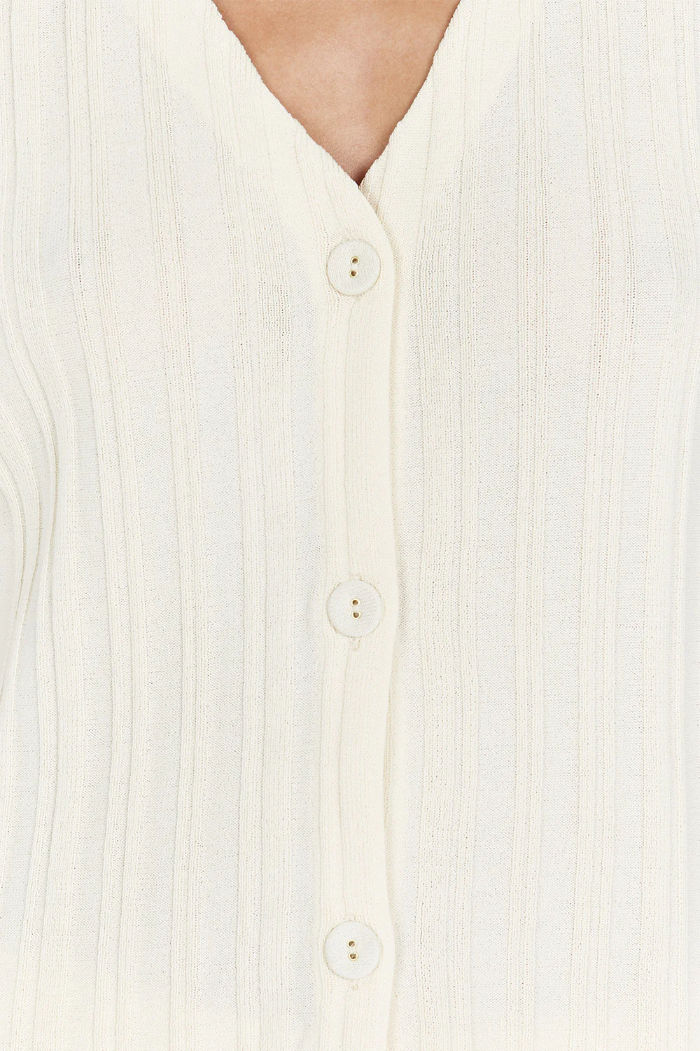 SYLVIA CREAM LONGLINE VEST - Gamepaces