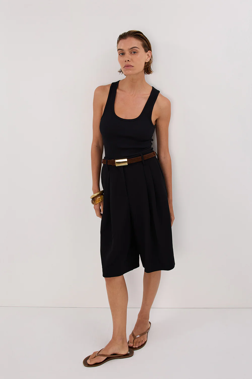 WESTWOOD BLACK BERMUDA SHORT - Gamepaces