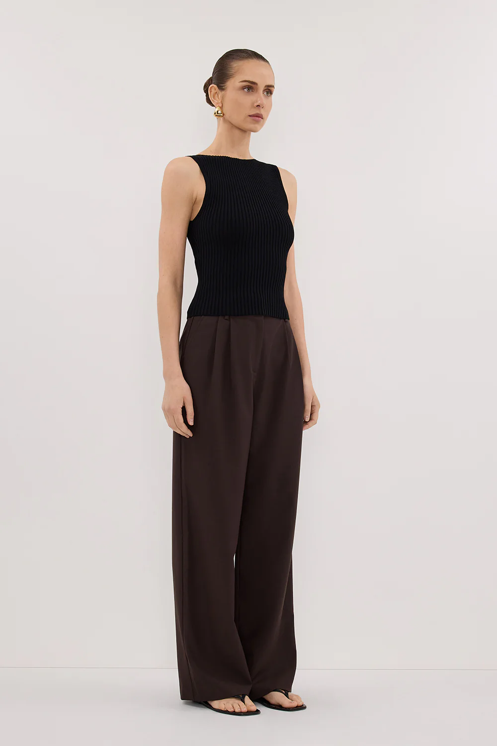 SIERRA BLACK KNIT TOP - Gamepaces