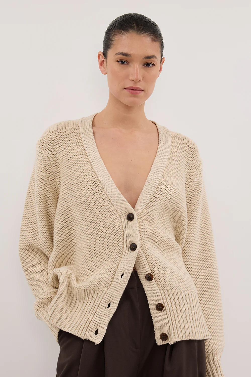 HUGO CLAY KNIT CARDIGAN - Gamepaces