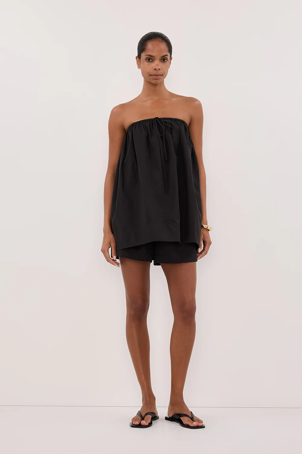 SOMMER BLACK POPLIN SHORT - Gamepaces