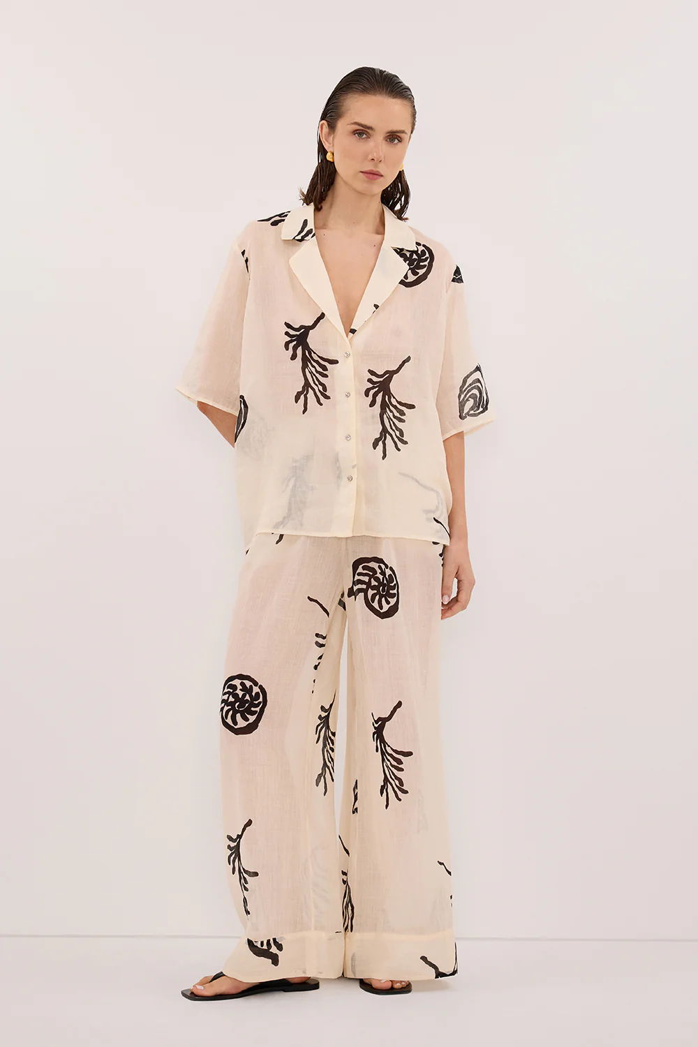 POSITANO SANSTONE RAMIE SHIRT - Gamepaces