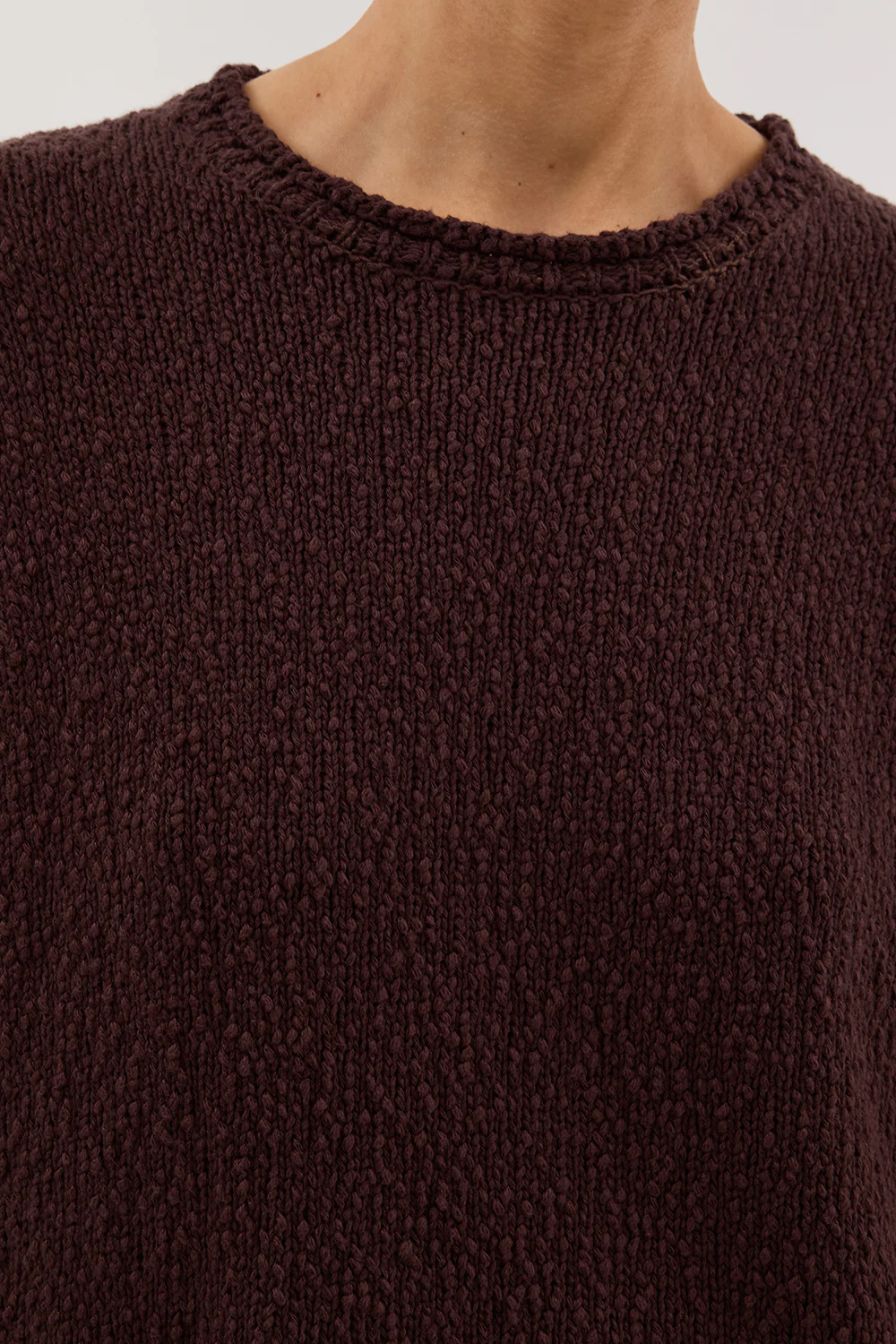 SUE CHOC OVERSIZED KNIT TEE - Gamepaces