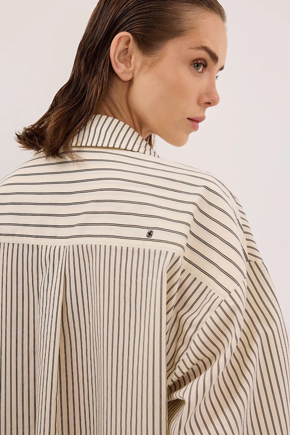 SABLE CREAM SILK BLEND SHIRT - Gamepaces