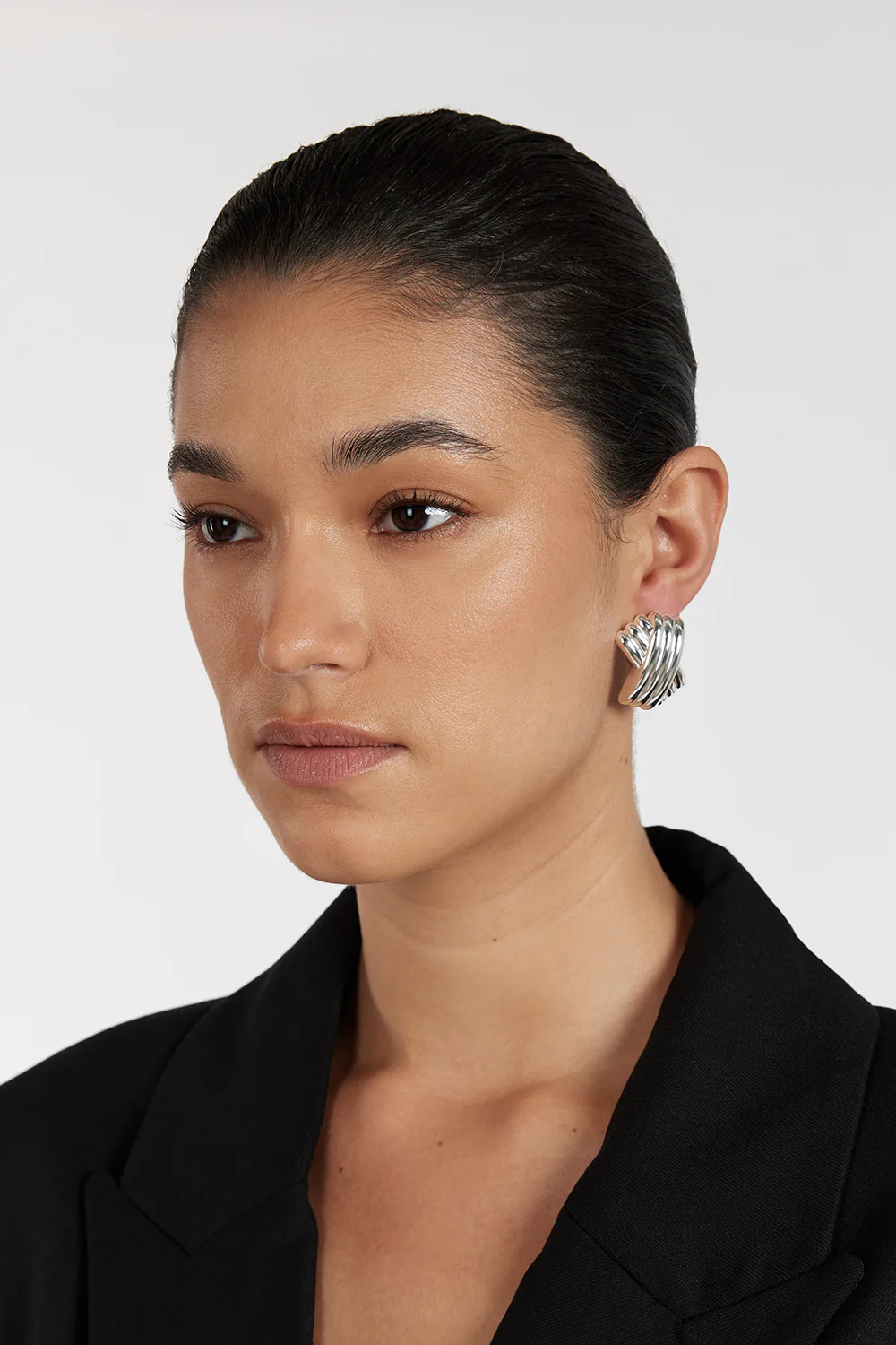 M  GA TRIPLE X SILVER EARRING - Gamepaces