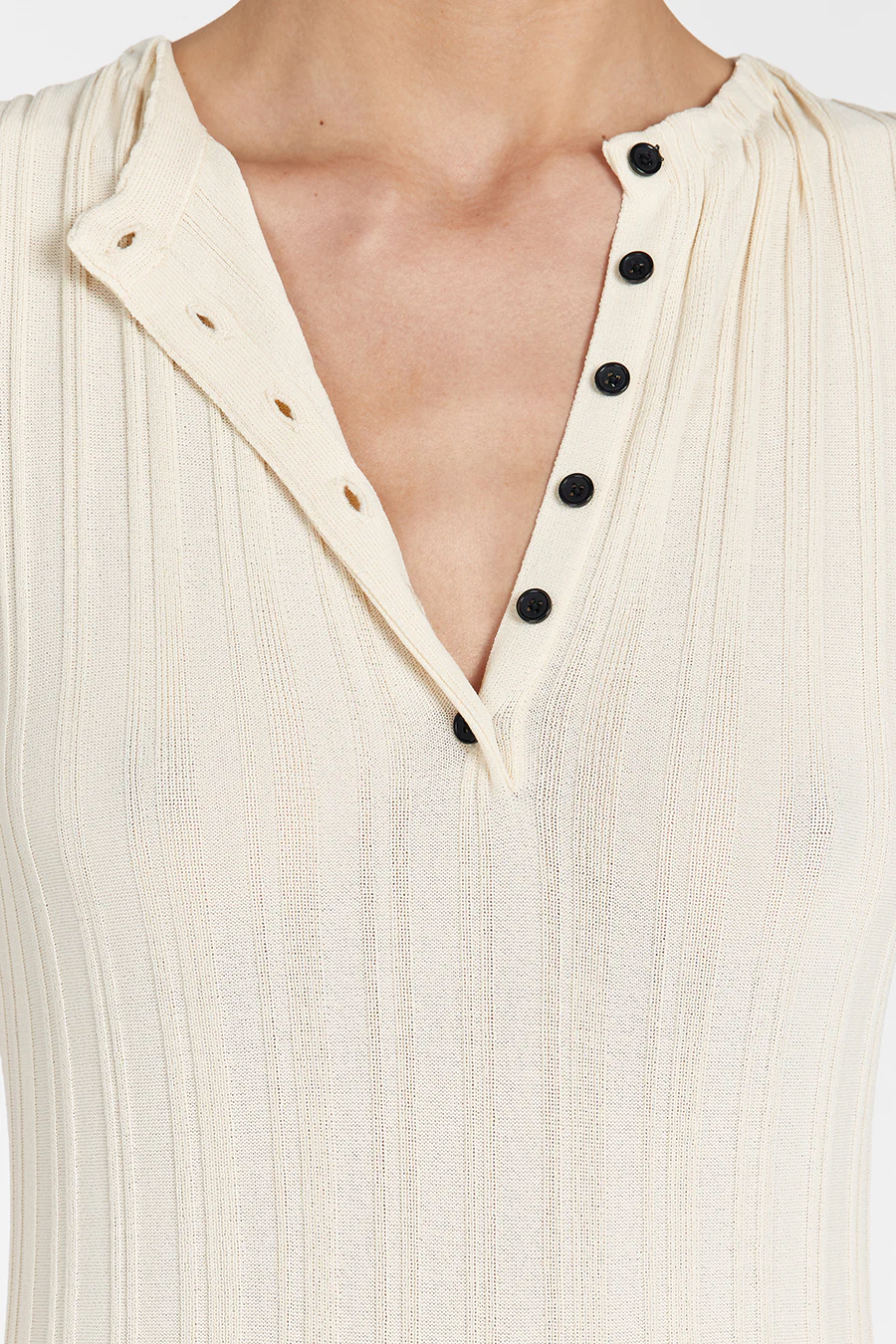 SYLVIA CREAM SLEEVELESS MAXI DRESS - Gamepaces