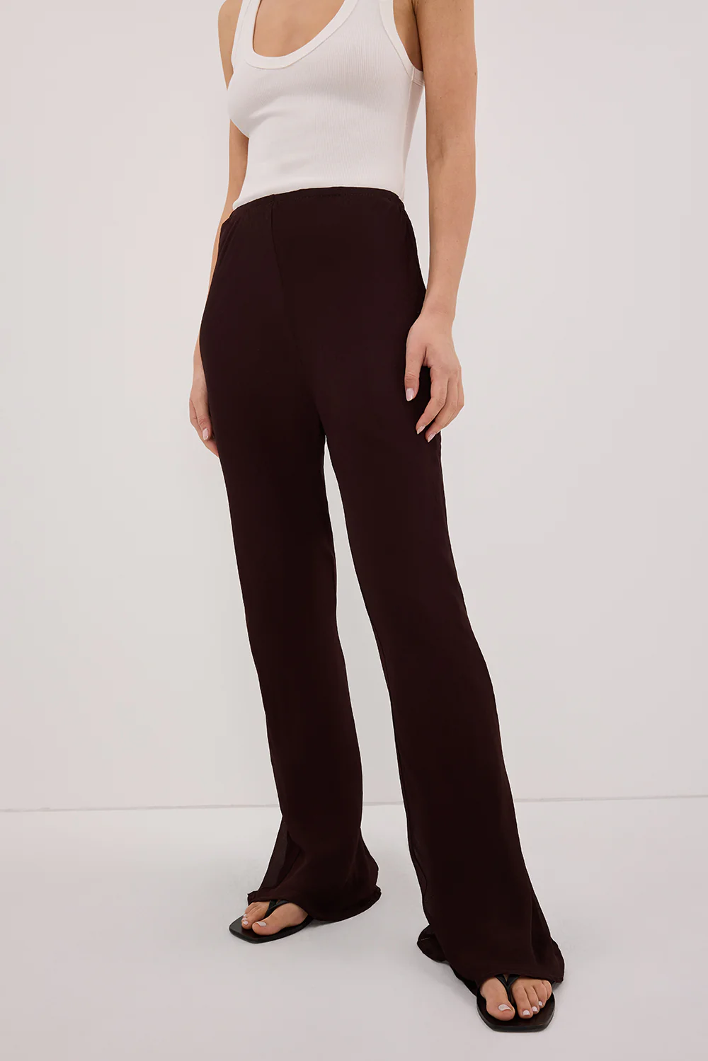 SUNTIA DARK CHOC BIAS PANTS - Gamepaces