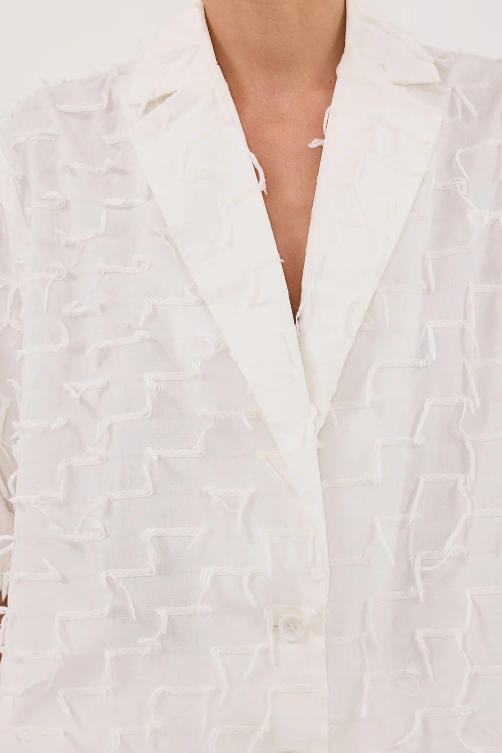 PALOMA WHITE COTTON SHIRT - Gamepaces