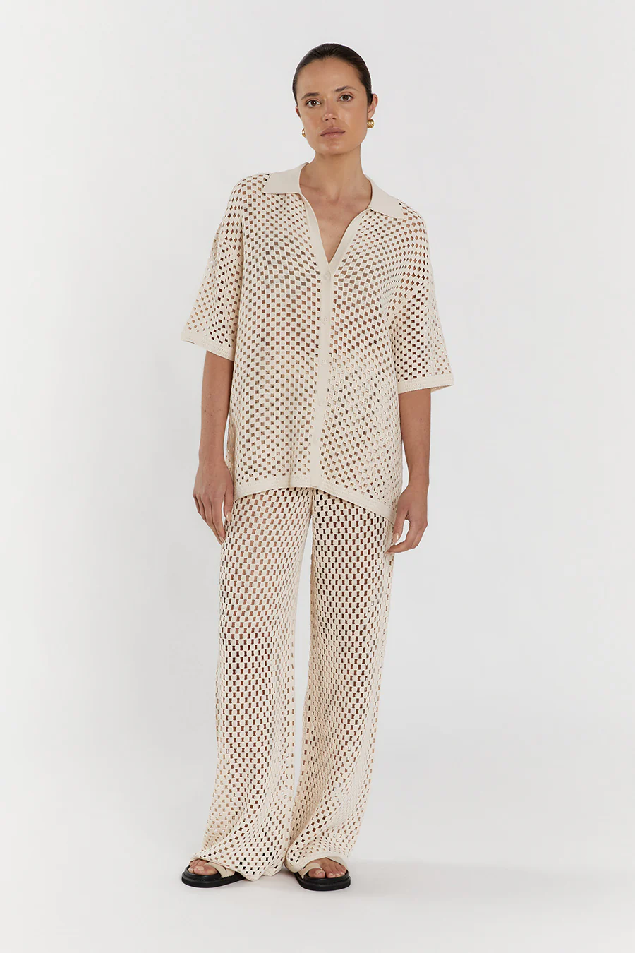 SONNY NATURAL CROCHET PANT - Gamepaces