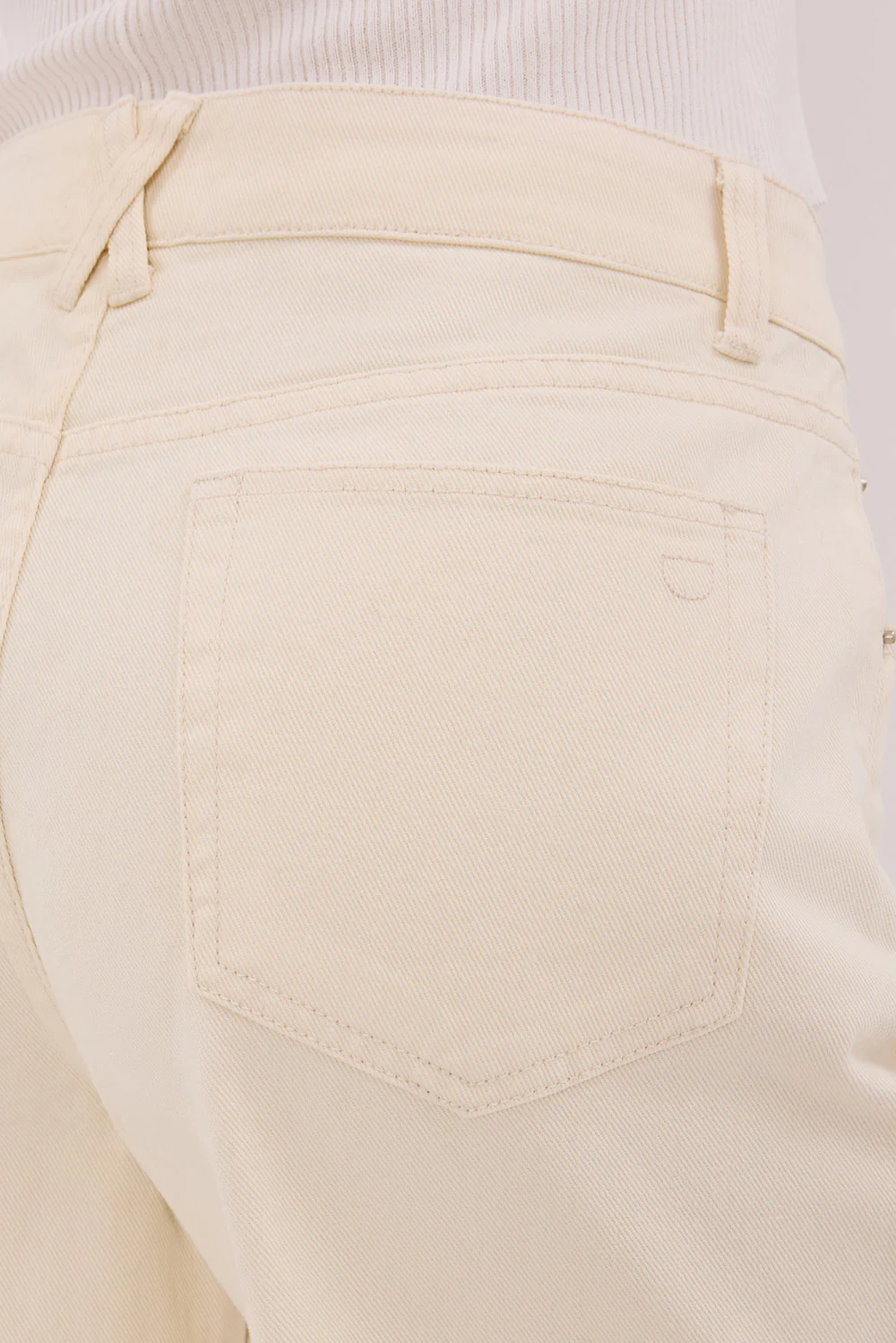 REAGAN 2.0 CREAM SLOUCHY JEAN - Gamepaces