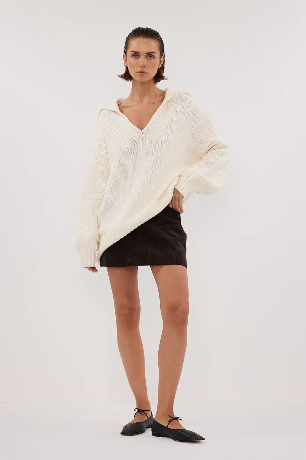 FRANKIE OFF WHITE SAILOR JUMPER - Gamepaces