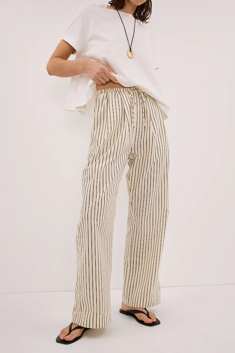 SABLE CREAM SILK BLEND PANT - Gamepaces