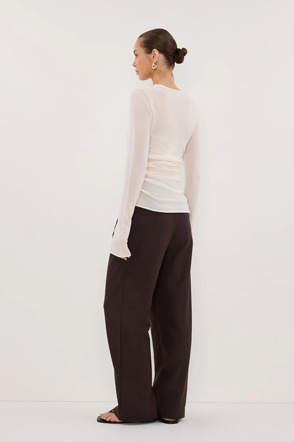 NICO OFF WHITE MERINO KNIT TOP - Gamepaces